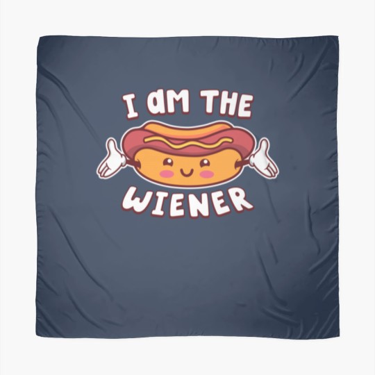 Discover I Am The Wiener Funny Kawaii Hotdog Lover Scarves
