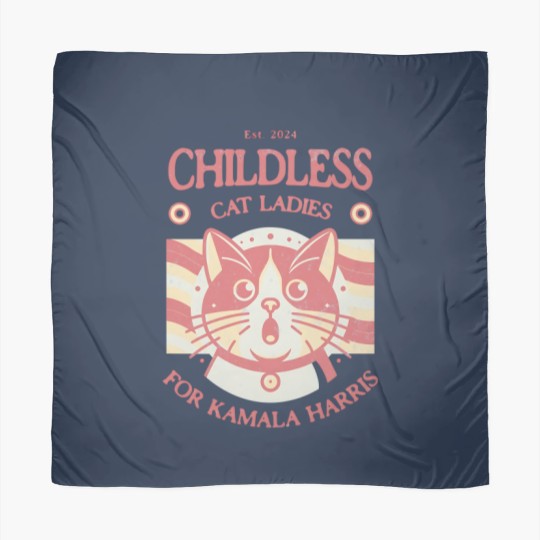 Discover Kamala Harris Scarves Childless Cat Ladies for Kamala