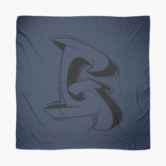 Discover G Graffiti letters initial alphabet gift Scarves