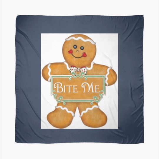 Discover Christmas Gingerbread Man - Bite Me Scarves
