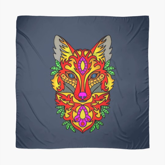 Discover Fox boho abstract art Scarves