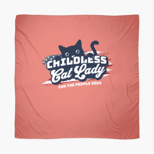 Discover Funny Kamala Harris 2024 Scarves, Childless cat lady Scarves, President Kamala Harris