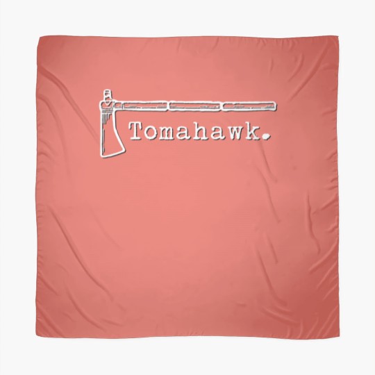 Discover Tomahawk Logo (White) Scarves
