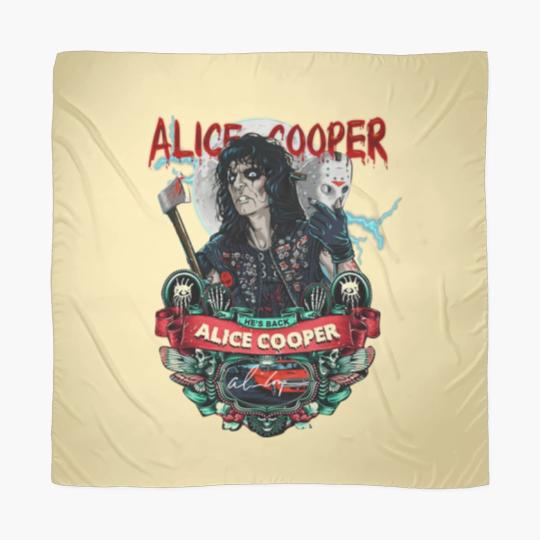 Discover Signature Alice Cooper He's Back Scarves, Alice Cooper Vintage