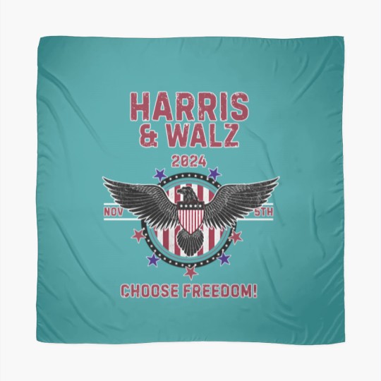 Discover Kamala Harris Names Minnesota Gov. Tim Walz as Her Running Mate Scarves