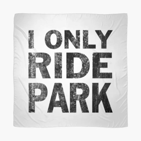 Discover I Only Ride Park Scarves black used look sf Scarves