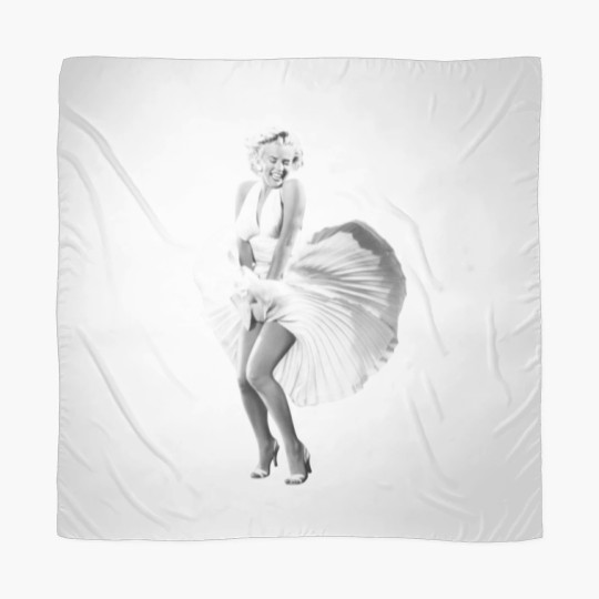Discover Marilyn Monroe Classic Dress Pose Scarves