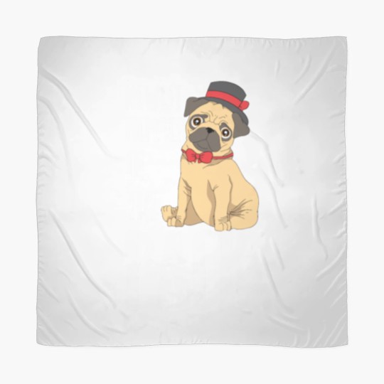 Discover Adorable Pug Baby Dog Cute Puppy Kid Scarves