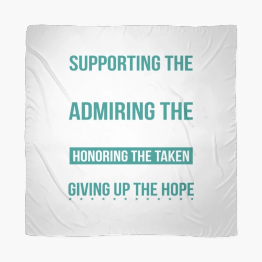 Discover Ovarian Cancer Ovarian Cancer Survivor Ribbon Scarves