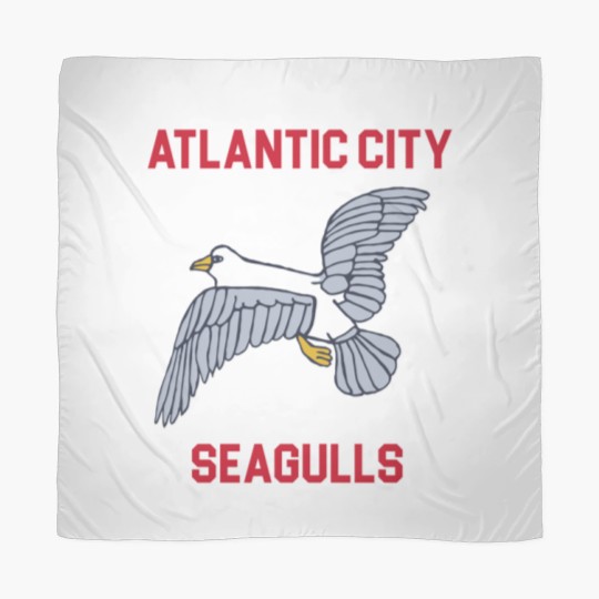 Discover Atlantic City Seagulls )( Retro Throwback Basketball Team - Atlantic City - Scarves