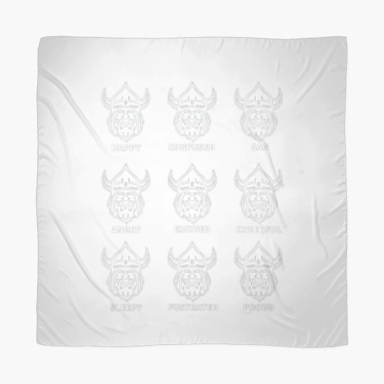 Discover Iceland Viking Emotions Faces Scarves