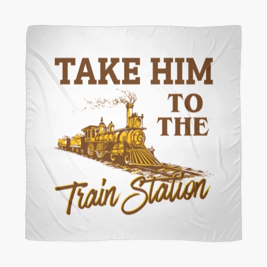 Discover Take Him To The Train Station, yellowst Lover Scarves