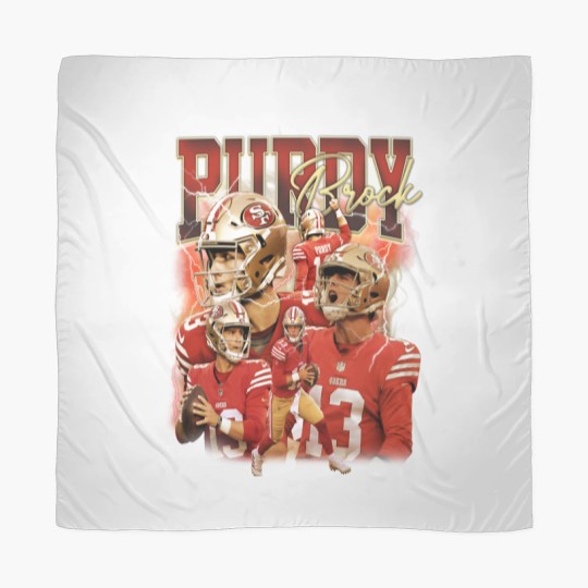 Discover Brock Purdy San Francisco Football Scarves, Football Scarves Christmas Gift