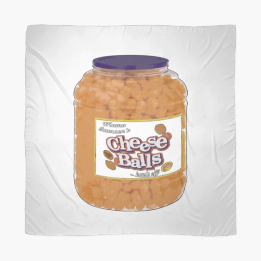 Discover Cheese Balls fan art parody Scarves Scarves