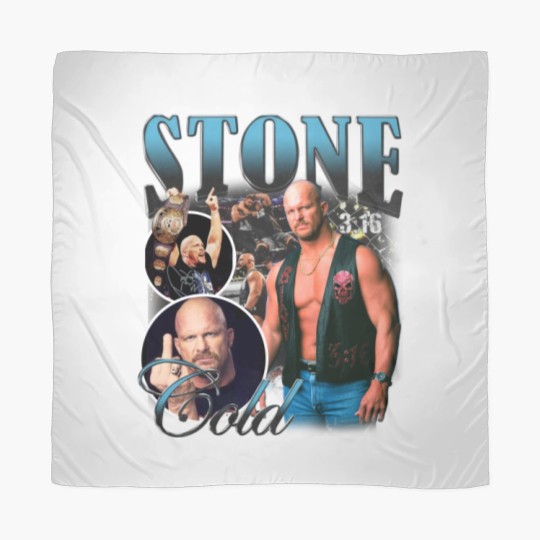 Discover Vintage Bootleg Style Stone Cold Scarves, Steve Austin Wrestling Scarves