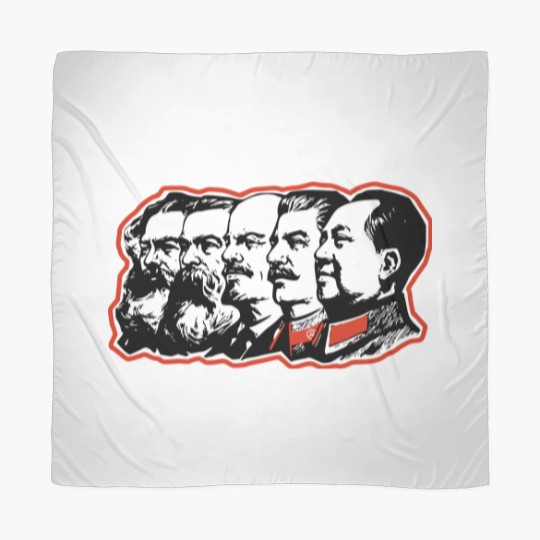Discover Marx Engels Lenin Stalin Mao Scarves