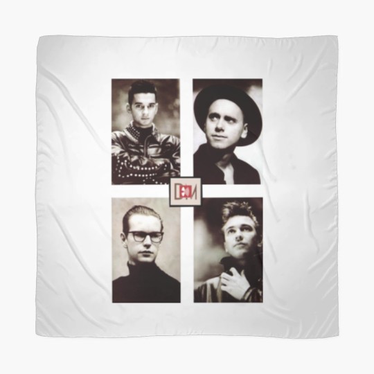 Discover Depeche Mode USA Tour 1988 Scarves, Depeche Mode Vintage Scarves, Depeche Mode Merch