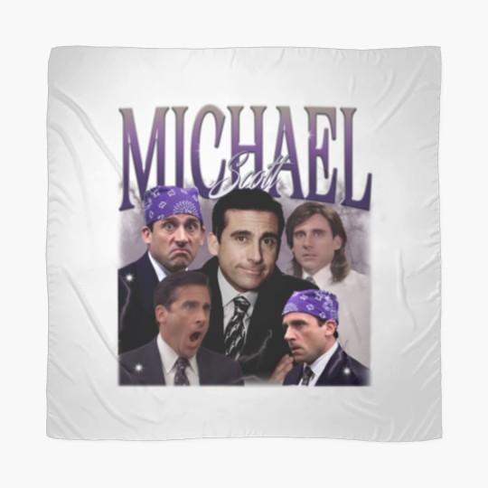 Discover Retro Michael Scott Scarves, Limited Michael Scott Vintage Scarves, Michael Scott Gift