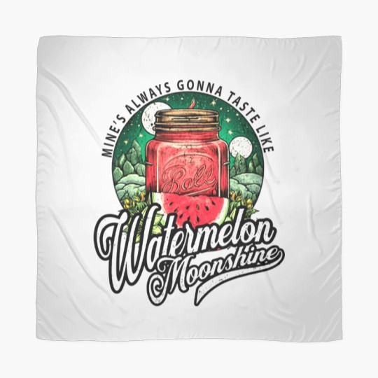 Discover Watermelon Moonshine Retro Country Music Scarves