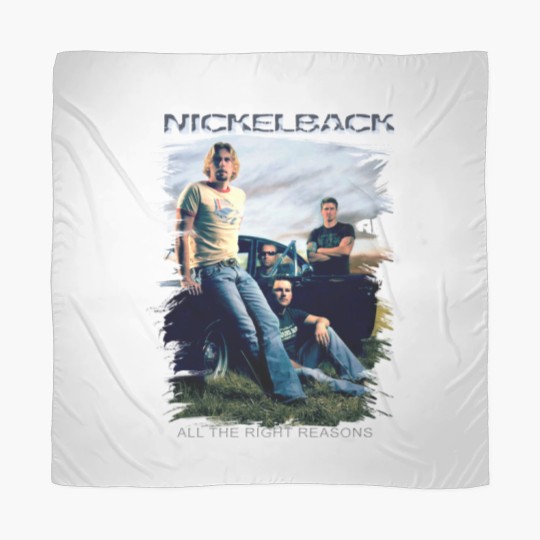 Discover Vintage Nickelback Scarves, Nickelback 90s Rock Band Scarves