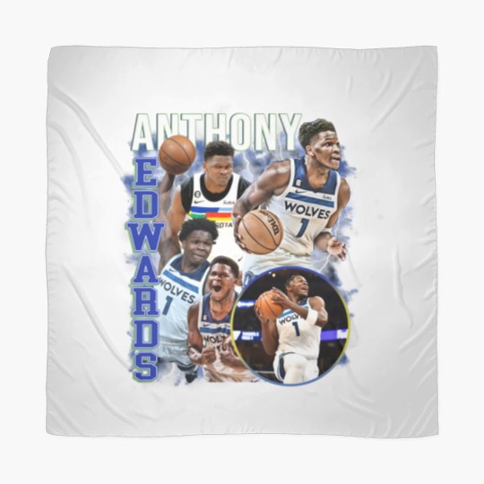 Discover Anthony Edwards Graphic Scarves, Basketball Scarves