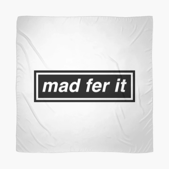 Discover Mad Fer It - OASIS Band Tribute - MADE IN THE 90s Scarves