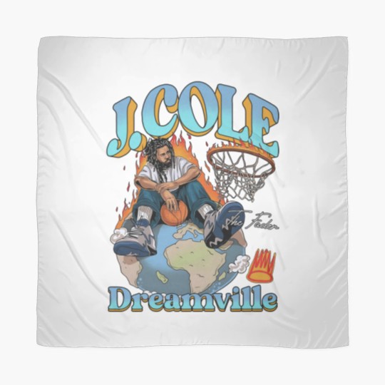 Discover J Cole Dreamville Vintage Scarves, J Cole Scarves, Rap Hip Hop, J Cole Merch