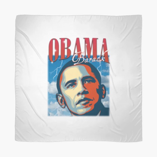 Discover RETRO BARACK OBAMA Scarves | Vintage Obama Scarves Retro 90s