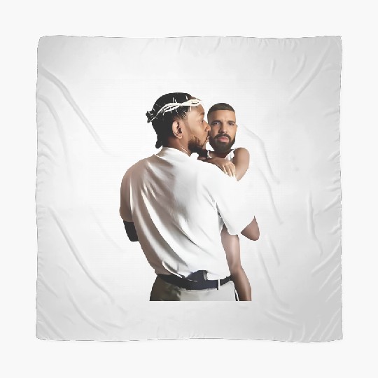Discover Kendrick Lamar Holding Baby Drake Scarves, Kendrick Lamar vs Drake Rap