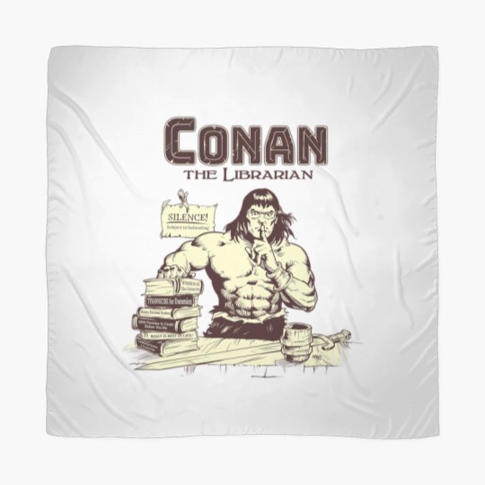 Discover Conan the Librarian Scarves