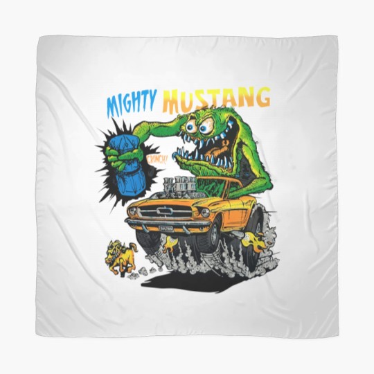 Discover ED ROTH RAT FINK ORIGINAL MIGHTY MUSTANG BLACK Scarves