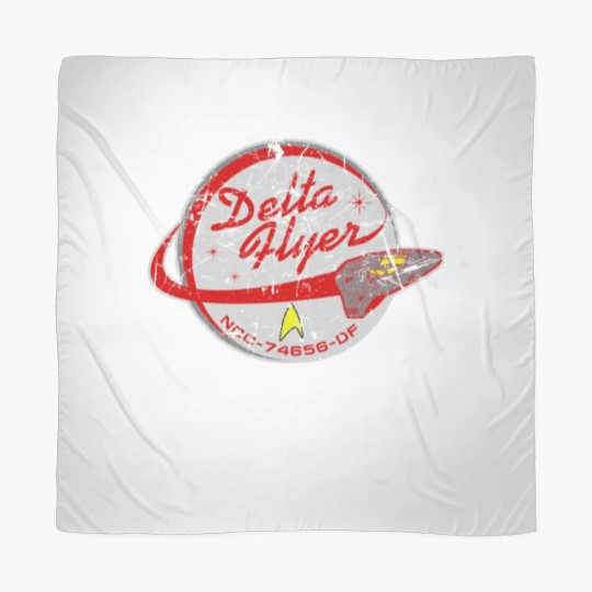 Discover Delta Flyer Patch Distressed Scarves