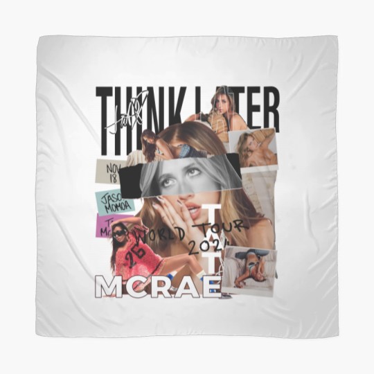 Discover Tate Mcrae Scarves, Think Later World Tour 2024