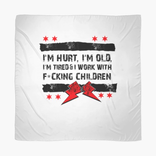 Discover I'm Hurt, I'm Old, I'm Tired Scarf