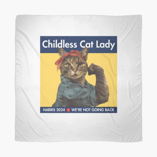 Discover Harris 2024 Scarves | Childless Cat Lady | Kamala Harris Scarves