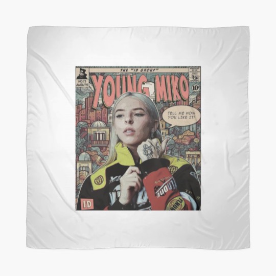 Discover Young Miko Comic Scarves, 90S Vintage Merch Book Art Id Album Trap Kitty World Tour 2023