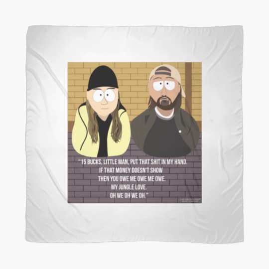 Discover Jay and Silent Bob SouthPark Cartoon Mash-Up Scarves