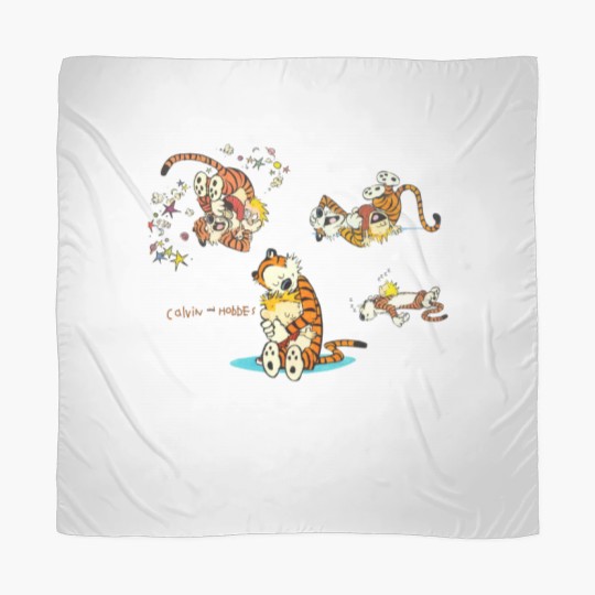 Discover calvin and hobbes bill watterson Scarves