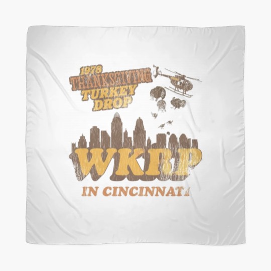 Discover Vintage WKRP in Cincinnati Scarves, 1978 Thanksgiving Turkey Drop Thanksgiving Scarves