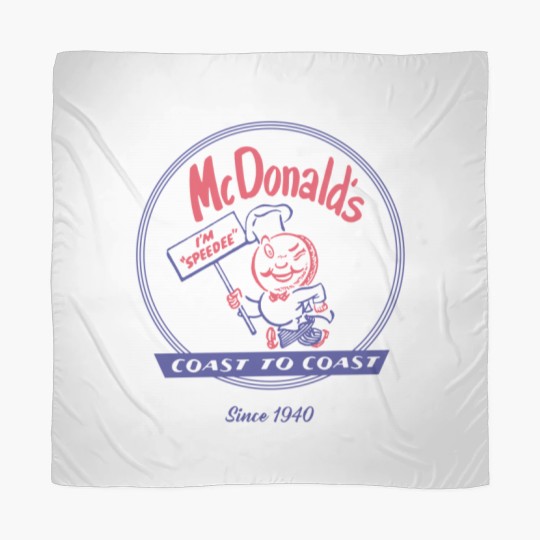 Discover McDonald vintage speedee coast to coast Scarves