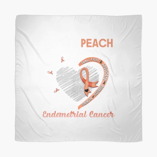 Discover I Wear Peach For Endometrial Cancer Awareness Gi Scarves