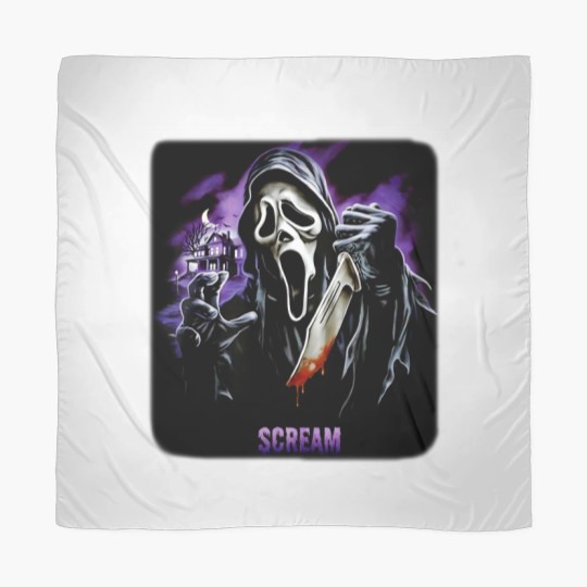 Discover Vintage Scream Scarves, Scream Movie, Ghostface Scarves, Let's Watch Scary Movie Scarves