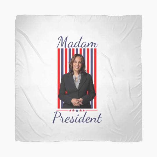 Discover Madam President Scarves Featuring Kamala Harris