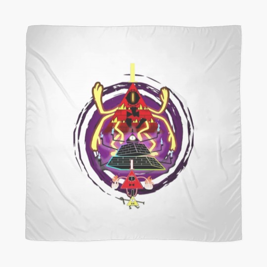 Discover Bill Cipher Gravity Falls Scarves