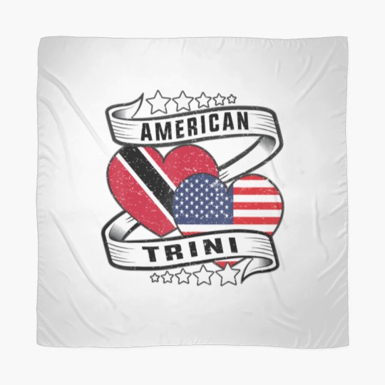 Discover trinidad american flag trini half trinidad and half american Scarves