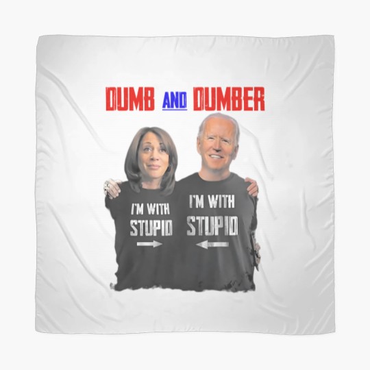 Discover Biden Harris Dumb and Dumber Trump 2024 Scarves, Take America Back Trump, President Trump Scarves