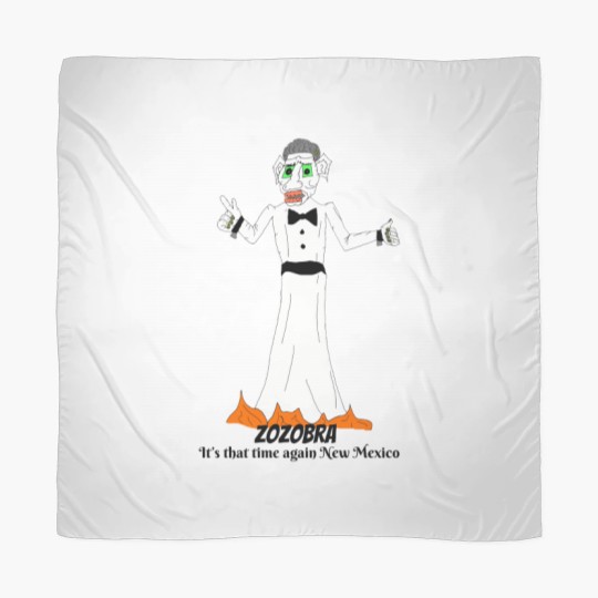 Discover Zozobra, original artwork Scarves
