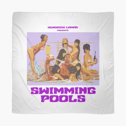 Discover Kendrick Lamar Inspired Swimming Pools Graphic Scarves