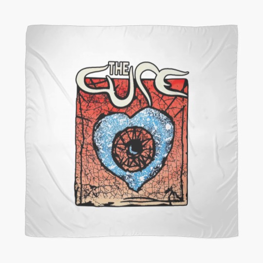 Discover Vintage The Cure Scarves, The Cure Scarves, Rock Music Graphic Scarves