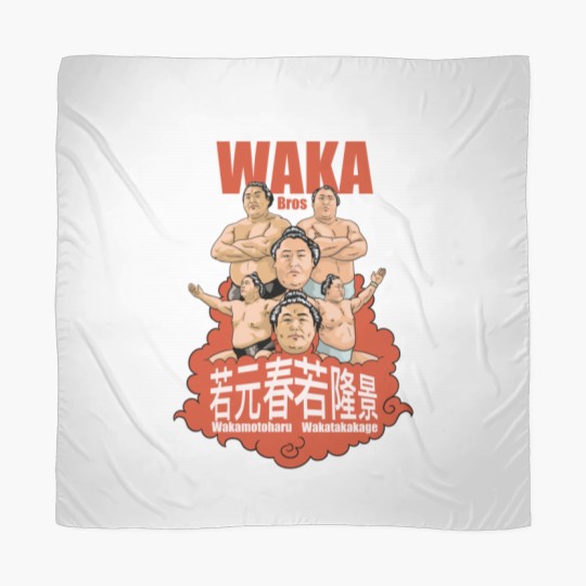 Discover Wakamotoharu and Wakatakakage Japanese sumo wrestlers Scarves